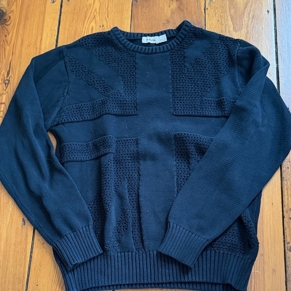 Dr. Martens Black Crewneck Knit Sweater